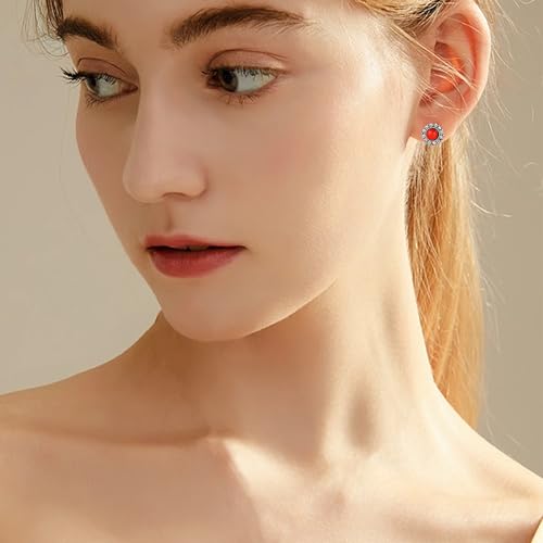 36 Pairs Boho Stud Earrings Set for Women Hypoallergenic Vintage Earrings Pack Fashion Opal Turquoise Studs4