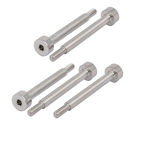 Boulons à douille hexagonale anti-rouille M4, axe d'épaule de 5 mm de diamètre pour liaison pivot
