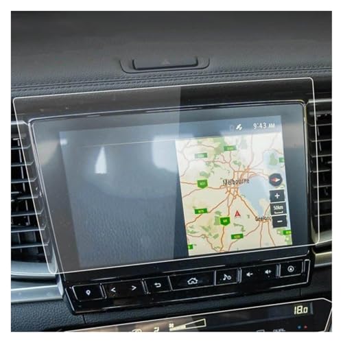 Verre trempé bleu Mazda BT-50 2023 anti-rayures pour navigateur