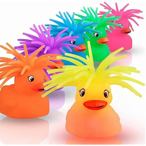Blinkee Flashing Crazy Hair Puffer Duck Pack of 6 Cover