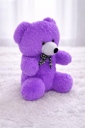Image of ZEXSAZONE 2 Feet Purple Giant Teddy Bear Soft, Plush, and Cuddly Stuffed Animal for Kids, Birthdays, Anniversaries, Valentine's Day, and Special Occasions Large Huggable (Purple /2fit)