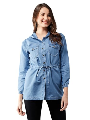 Veste à col roulé manches longues femme bleu roi vêtement d'hiver chaud XL