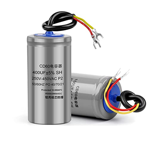 Condensateur de démarrage moteur électrique CD60 450V booste le couple de lance
