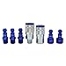 ColorFit Coupler & Plug Kit (5 Piece), T-Style 1/4" NPT Blue