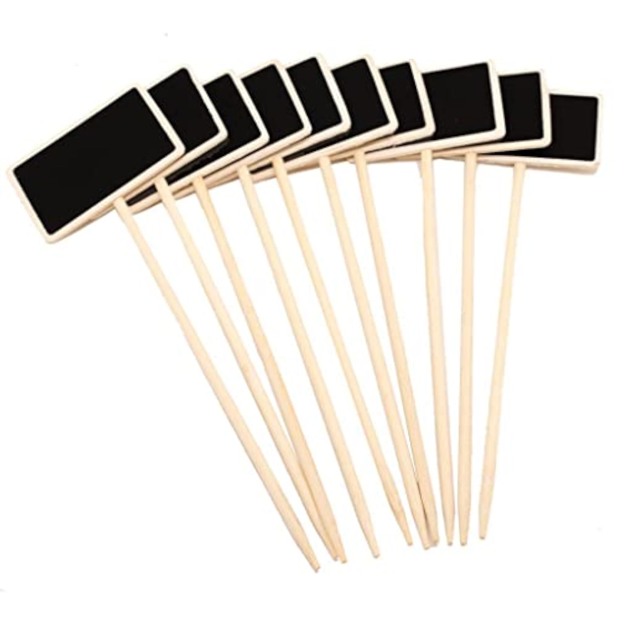 Mini Wooden Rectangle Gardening Chalkboard Signs