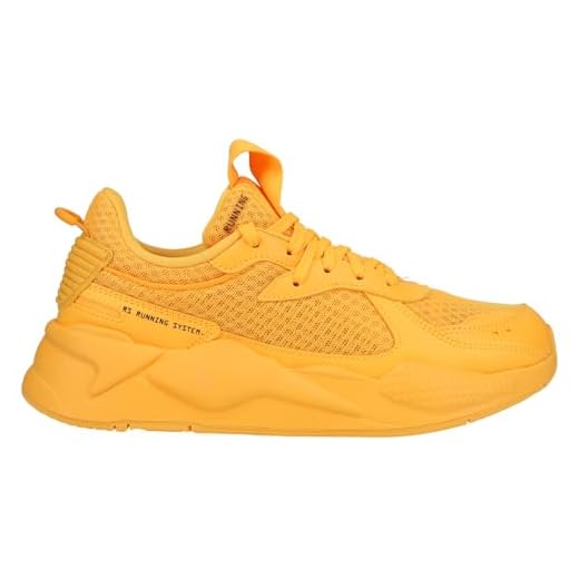 Puma Tênis feminino Rs-X Summer Squeeze com cadarço casual - laranja, Laranja, 35