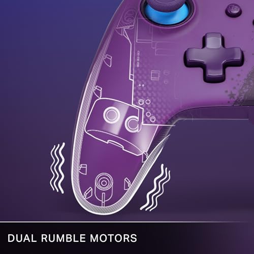 Image of PowerA Advantage Wired Controller for Xbox Series X|S - Celestial Purple, gamepad, hall effect thumbsticks, gaming controller, USB-C, Works with Xbox One, Officially Licensed