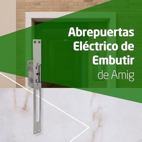 Miniatura 2 de Amig - Abrepuertas Eléctrico De Embutir Para Puertas - Mod.20-250 X 25 X 3 Mm - Amperaje: 1,1 A - Incluye Bobina De 8-12 V De Corriente Alterna - Cerradero Para Portales, Tiendas U Oficinas