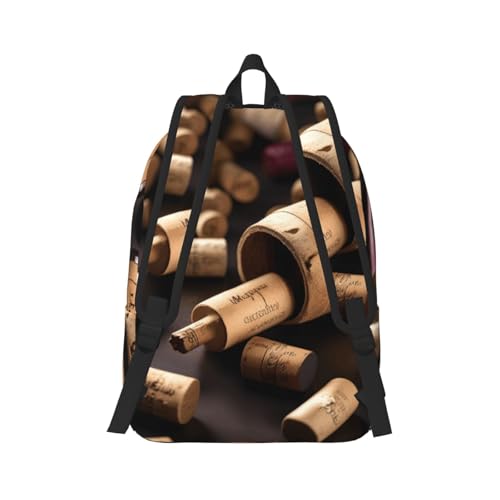 Sac à dos de voyage décontracté au motif imprimé liège unique - 3