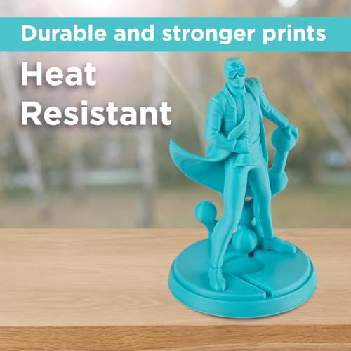 Image of Polymaker ABS Filament 1.75mm Teal, 1kg 3D Printing Filament, PolyLite ABS 3D Printer Filament, Heat Resistant, Strong & Durable, Dimensional Accuracy + /- 0.03mm