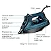 Rowenta Everlast Stainless Steel Soleplate Steam Iron for Clothes 400 Microsteam Holes, Cotton, Wool, Poly, Silk, Linen, Nylon 1750 Watts Ironing, Fabric Steamer, Powerful, Auto-Off DW7180