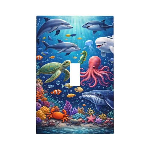 1�M�����O�g�O���E�H�[���v���[�g�J�o�[ ? �I�[�V�����A�h�x���`���[���[���h�������C�g�X�C�b�`�J�o�[ �C���J�A�J���A�^�R�A�C�̓����t�� �q�������A�o�X���[���A�ۈ牀�̕ǂ̑����A�W���T�C�Y 5 x 3�C���`