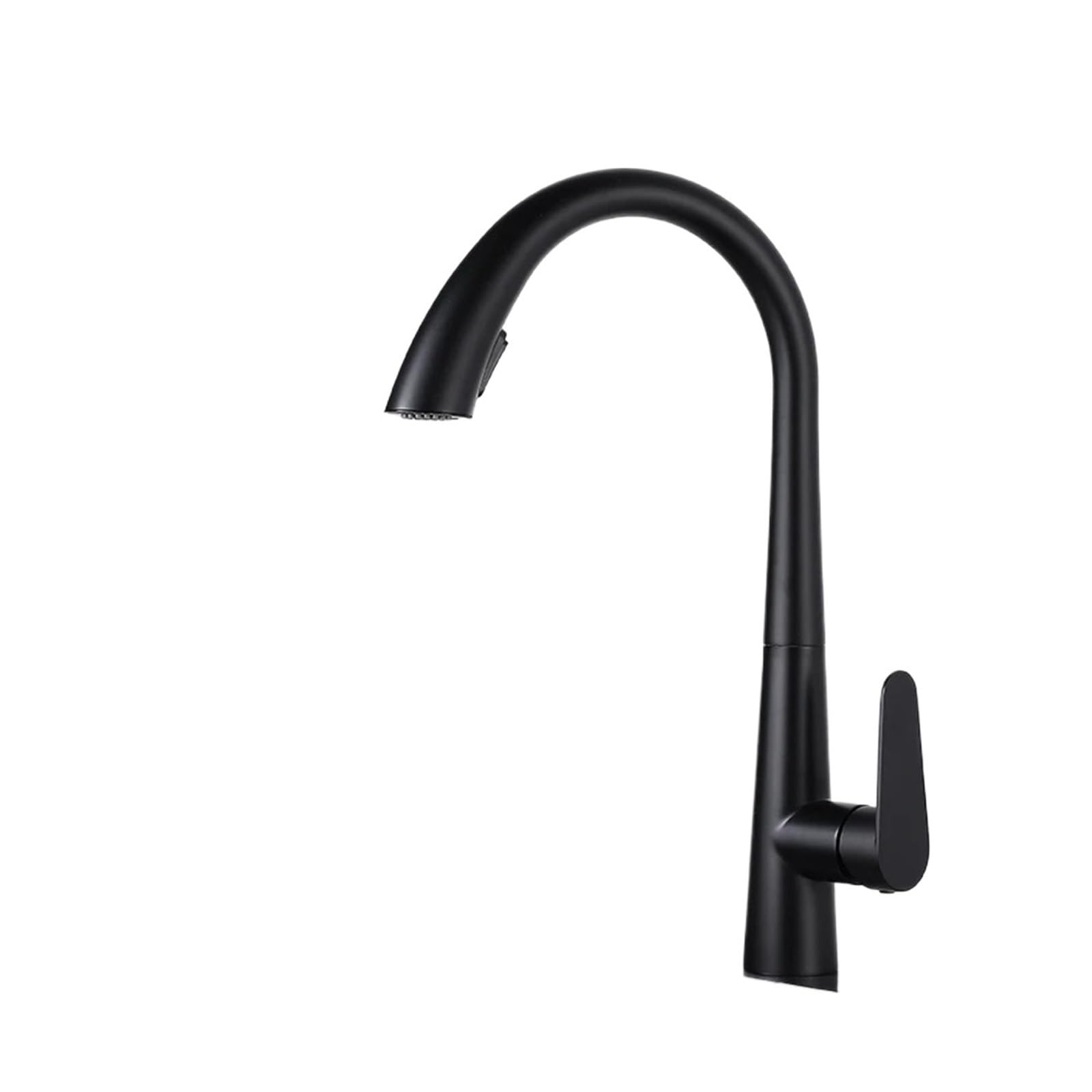 Grifo de cocina blanco extraíble con mezclador monomando de agua fría y caliente