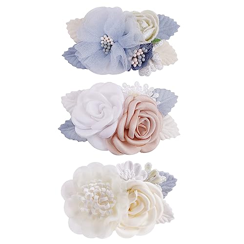 Flower Hair Clip BFNAAgirl Baby Girl Hair Bows Hair Accessories Alligator Clips for Infants Toddlers Gift (one size, flower8265)