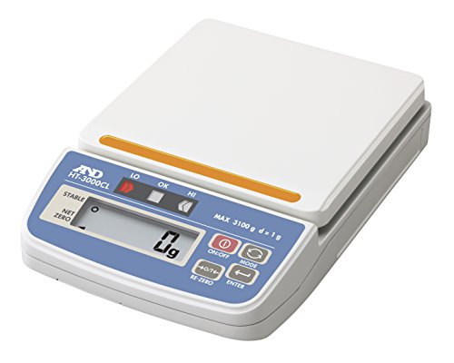 A&D �R���p���[�^���C�g�t���f�W�^���͂��� HT-3000CL ��Ђ傤��:3100g �ŏ��\��:1g �M���@:132(W)*130(D)mm JCSS�Z���t�� ���v�ʖ@�������i