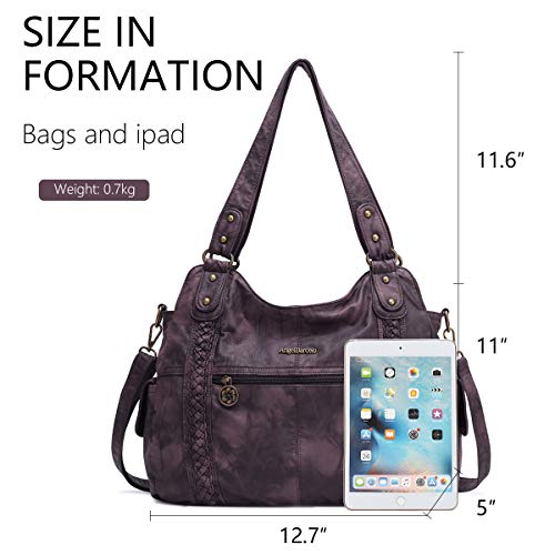 Image of Angel Barcelo Purses for Women Soft PU Leather Shoulder Bag Crossbody Purse and Handbags