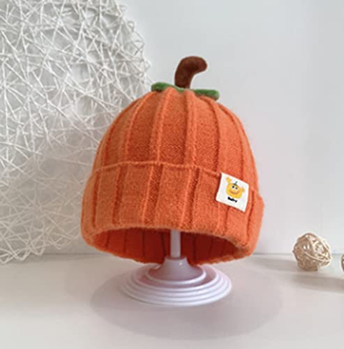 Winter Thick Knitted Beanie Hat For Infant Kids Toddler Boys Girls Soft Warm Cute Christmas Pumpkin Cap #TOP1