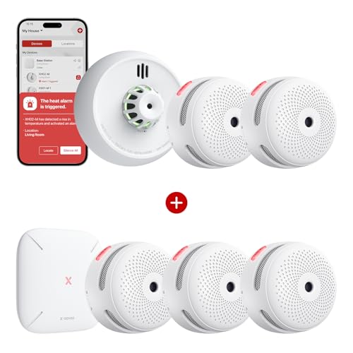 SBS50 Base Interlinked Heat Smoke Alarm XH02-M
