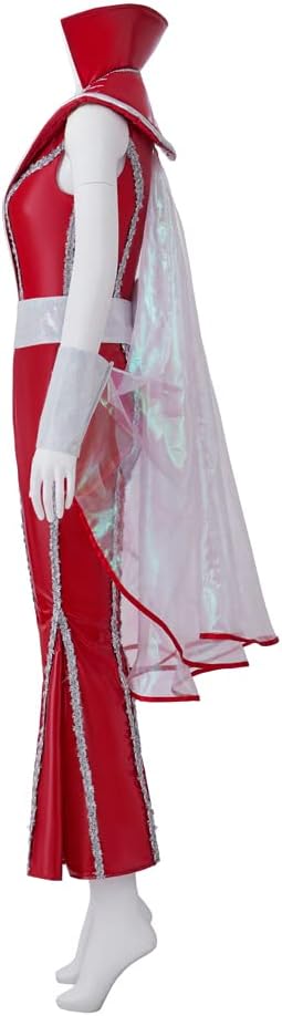 LoliMiss Womens Mamma Mia Cosplay Jumpsuit 1970s Dancing Disco Costume