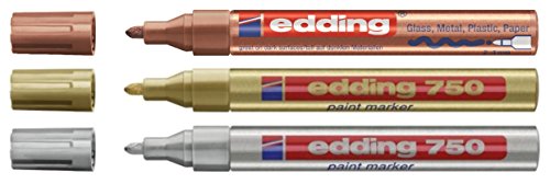 Edding - Pennarello con punta rotonda, 2 pezzi