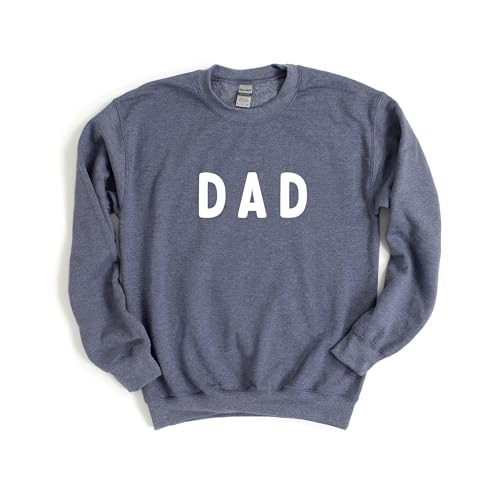 Dad Long Sleeve Crewneck Sweatshirt Dad Letter Print Graphic Shirts Pullover Tops, Daddy, Dada sweatshirt Multi Colors4