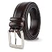 Men's Classic Dress Leather Belt, Black & Brown Colors, Regular Big & Tall Sizes