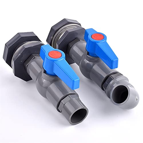 Conector de tanque de PVC de 3/4 pulgada para acuarios y riego 8