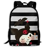 Mochila multifunción – 2 bolsillos laterales de malla para botella o paraguas y 1 compartimento principal, simple y práctico. Será una bolsa de escuela perfecta para hombres, mujeres, adolescentes, niños y niñas, escuela primaria, escuela secundaria, escuela secundaria y estudiantes universitarios.