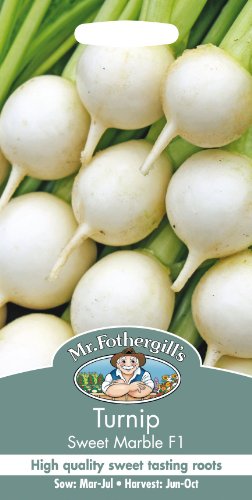 Mr Fothergills - Pictorial Packet - Vegetable - Turnip Sweet Marble F1 - 100 Seed