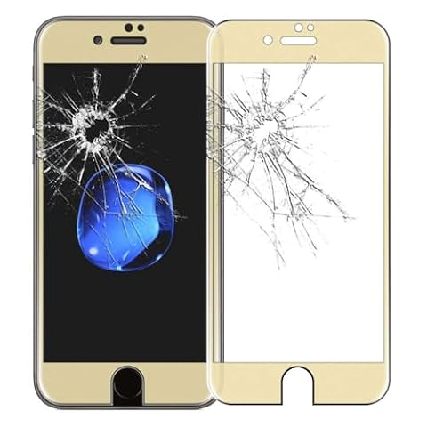 ebestStar - kompatybilne z iPhone 7 Plus etui iPhone 8 Plus szkło pancerne folia ochronna szkło w kształcie krzywych zakamarków, folia ochronna na wyświetlacz, złota [iPhone: 158.2/158.4 x 77.9/78.1 x 7.3/7.5 mm, 5.5'']