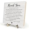 Thank you gifts for women men appreciation gifts for friends coworker leaving gift home office decor wooden plaque sign 59 x 59inch thank you for being a blessing in my life white  urban country home decor