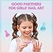 Townley Girl Mermaid Vibes Makeup Set with 8 Pieces, Including Lip Gloss, Nail Polish, Body Shimmer and More in Mermaid Bag, Ages 3+ for Parties, Sleepovers and Makeovers