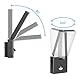 Miratic LED - Außenlampe mit Bewegungsmelder IP65 3000K Breiter Abstrahlwinkel über 80 Grad Effiziente Aussenlampe Wand Grau für Terrasse und Garten