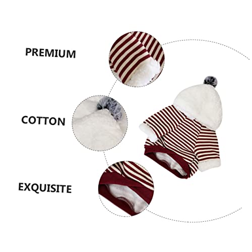 Mipcase Pet Hoodie Clothes Pet Clothes Small Dog Accessories Cartoon Hoodies Dog Pullover Sweatshirts Pet Clothing Dogs Clothes Apparel Pet Supply Stylish Dog Apparel Chic Dog Clothing Red #TOP4