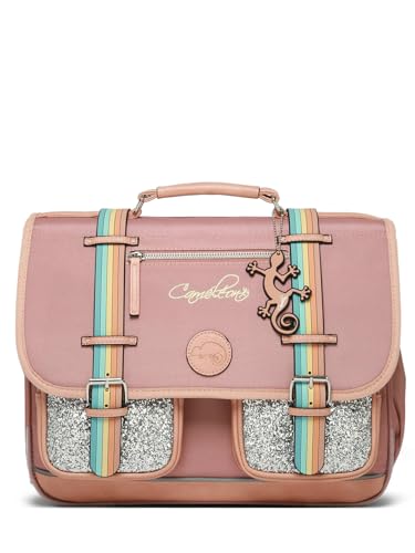 Cameleon Cartable scolaire Rose 38cm Vintage Fantasy...