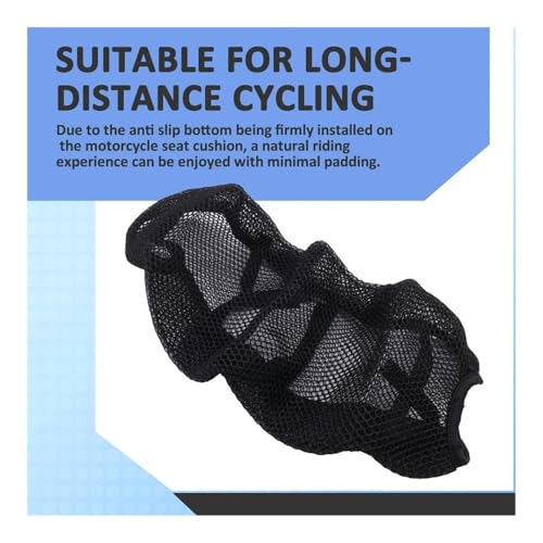 Funda de cojín para asiento de motocicleta protector aislante transpirable CB190X 5