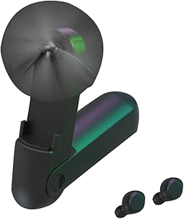 Hemobllo Fones De Ouvido Preto Fone De Ouvido Esportivo Bateria Display Fone De Ouvido Esportivo Esportes Fones De Ouvido Fã Fone De Ouvido Lanterna Fone De Ouvido