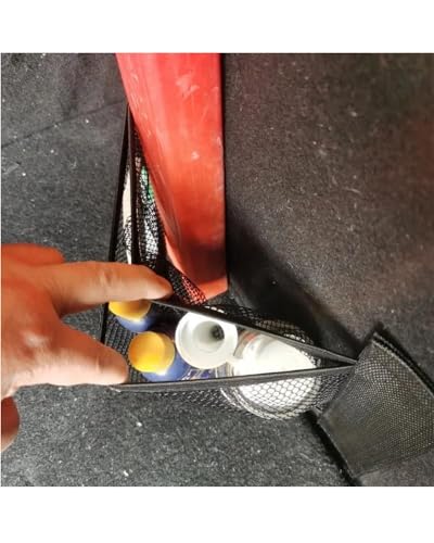Filet de rangement pour siège arrière extensible avec fixation scratch solide - 3