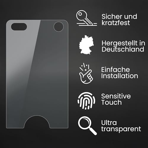 bruni screen protector compatible with sofabaton x1s protector film crystal clear protective film 2x