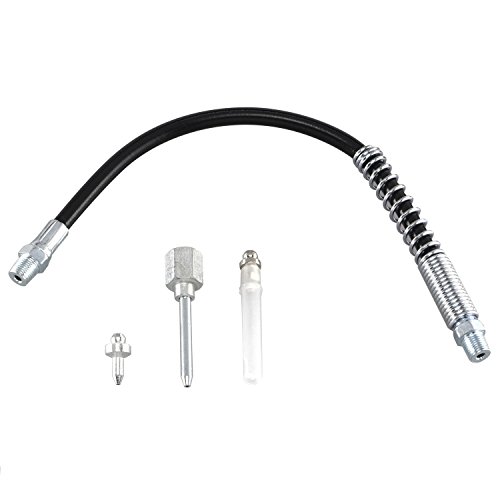 Lotus Analin Grease Gun Lubrication Aid Kit | Zerk Fittings Lube Attachments Needle Flex Hose - Thumbnail 3