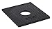 Delineator Base, Black, 15 in Length, 17 in Width, 1 in Height, 10 lb Weight, Recycled Rubber-Each