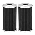 4.5"x10" 5 Micron Carbon Sediment Water Filter Replacement Cartridge Compatible with AO Smith, Whirlpool, Omni, Culligan Whole House Filtration Systems - AO-WH-PREL-RCP, 2 Pack