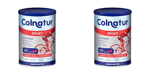 Colnatur Sport Neutro | 330g | Colágeno con Magnesio, Zinc y Vitamina C para Músculos, Huesos y Articulaciones (Paquete de 2)