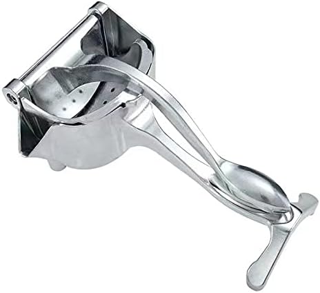 Exprimidor manual de cítricos, exprimidor grande de limón, prensa de frutas de mano de hierro fundido de metal con principio de palanca para un