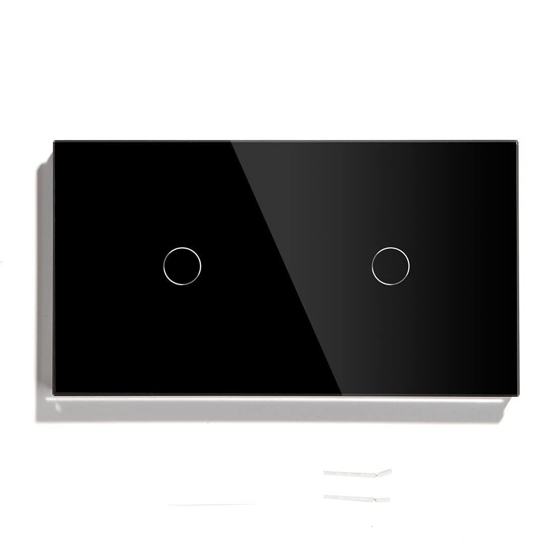 Interruptor táctil para panel de iluminación, Interruptor de luz táctil 1 atenuador multicolor