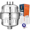 STHARCITYio - Shower Filter - Shower Head - Filtered Shower Head - High Output Revitalizing - Shower Head Filter - Vitamin C - Shower Head Filter For Hard Water - Hard Water Filter Showerhead