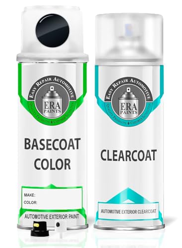 Image of ERA Paints Pick Your Color for Honda Automotive Spray (Basecoat) Paint and Clearcoat (B-92P /B-92P-1 /B-92P-4 Nighthawk Black Pearl)