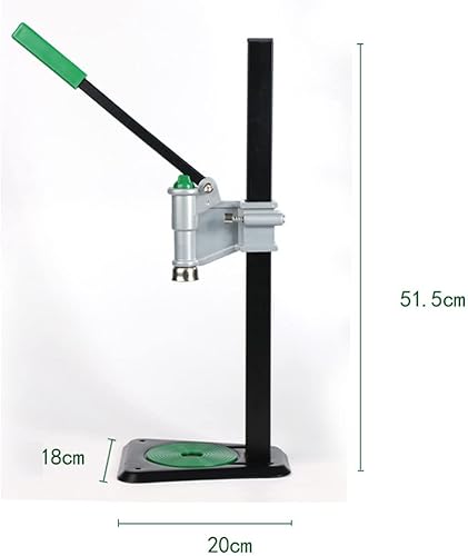 Miniatura 7 de Herramienta manual para taponadora de botellas para elaboración de cerveza casera, resistente metal fuerte de fácil acción, máquina taponadora de