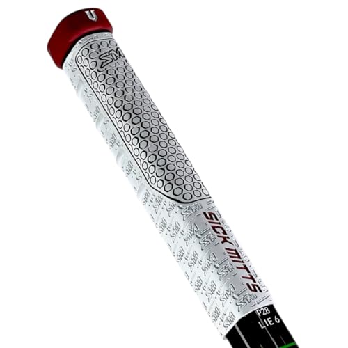 V Grip White Base Ice Hockey Grip - Enhance Your Game with This Durable and Comfortable Hockey Gear and Accessories. Five to Choose Your Favorite Hockey Team Colors White Maroon