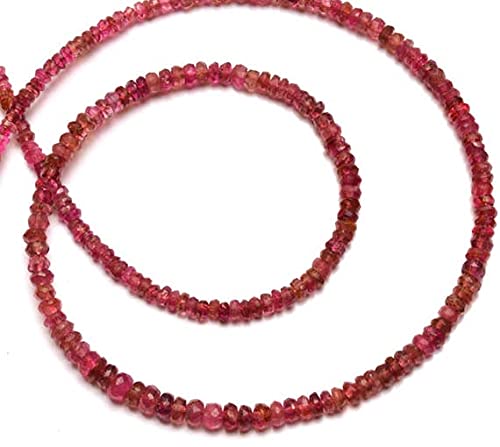 Tourmaline rose naturelle facettée 3 à 4mm pour créer vos bijoux d'été